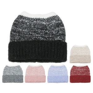 Detailed close-up showing the soft gradient knit texture and various color options available