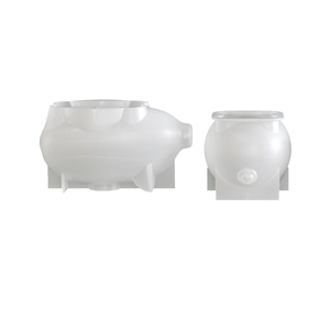 DIY Piglet Candle Holder Silicone Molds for Resin Casting and Plaster Crafts, 2-Piece Set