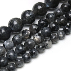 Natural Labradorite Gemstone Round Beads Loose Flash Stone For DIY Bracelet Necklace Jewelry Making Polished Handicrafts