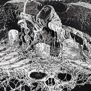 Bohemian gothic skull tapestry with grim reaper and dark art silk screen printing