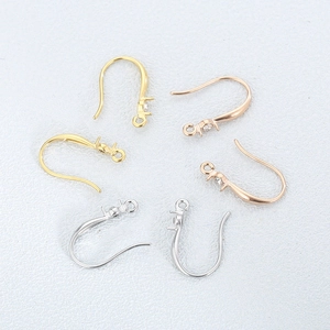 Edelstahl-Ohrhaken in Gold, Roségold und Silber mit glitzernden Strasssteinen
