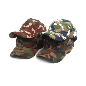 Camouflage Baseball Cap Corduroy Cotton Sunshade Outdoor Casual Hat Curved Brim Adjustable For Men Women