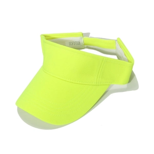 Neonfarbene atmungsaktive Sport-Sonnenblende für Damen beim Laufen im Freien Sonnenschutz