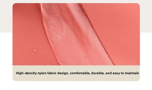 Macro detail of high-density nylon fabric showing durable orange woven texture on crossbody bag
