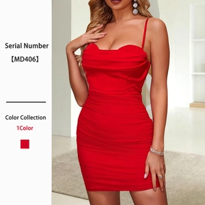 Robe Mini À Bretelles Spaghetti En Mesh Sexy Froncée Bodycon Coupe Slim Sans Manches Dos Nu Robe De Soirée Pour Femmes