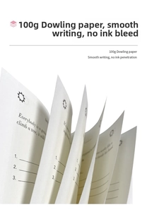 Detailed close-up of 100g Dowling paper inside Gratitude Journal with anti-bleed pages