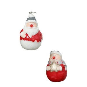 Mini figurines de Père Noël et ornements pour décorations de sapin de Noël mignonnes