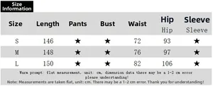 Size chart for French polka dot halter dress showing length bust and waist measurements