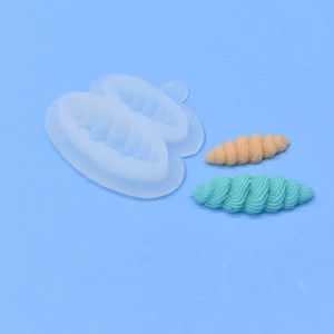 Silikonform Spirale Welle Band Form DIY Kuchen Fondant Dekoration Werkzeug Zum Backen Harz Ton Handwerk Transparent Flexibel