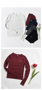 Gros plan du tissu alvéolé et des passe-pouces sur les T-shirts de sport à manches longues