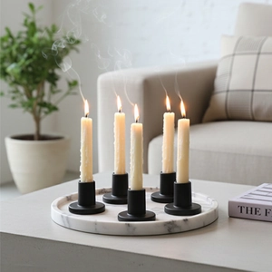 Portacandele In Vetro Minimalista Candeliere A Forma Di T Nordico Smerigliato Chiaro Per Matrimonio Festa Cena Decorazione Casa