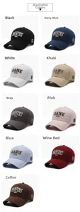 Detailed grid view showing various color options for the embroidered baseball cap