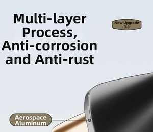Detail of corrosion-resistant aviation aluminum with multi-layer coating finish