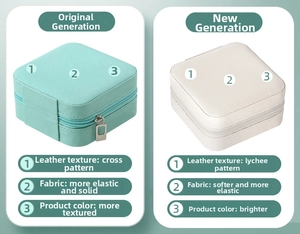 Comparison between cross-grain mint leather and new soft litchi-grain pearl white leather