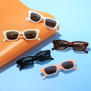 Kinder Sonnenbrille Rechteckig Kunststoffrahmen Harzgläser UV Schutz Retro Hip Hop Street Style Für Jungen Mädchen
