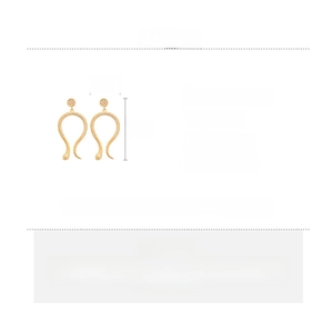 Detailed size and material specifications for 14k gold plated snake zircon earrings