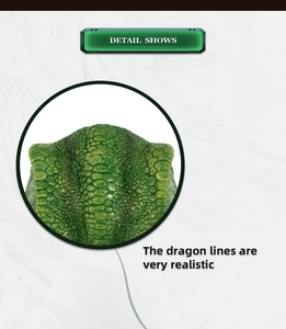 Detailed macro shot of realistic 3D green dinosaur scale texture made of PU foam material