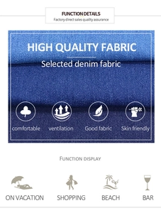 Primo piano del tessuto denim blu premium che mostra la trama e il materiale traspirante