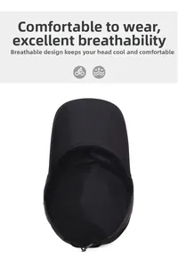 Detail view of the breathable fabric and interior mesh lining for this quick-dry military cap