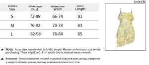 Detailed size chart for the summer floral ruffle dress with bust and waist measurements
