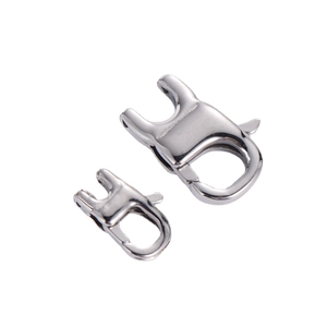 Mirror polished stainless steel lobster clasps in two sizes for jewelry making