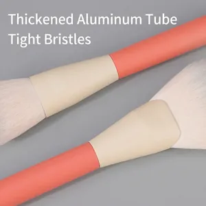 12pcs holiday makeup brush set with thickened aluminum tubes and soft synthetic bristles