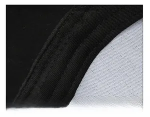 Detail view showing breathable mesh lining and reinforced sweatband stitching of the cap