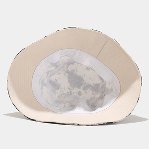 Graffiti bucket hat for outdoor sun protection featuring a foldable canvas design