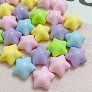 Star Resin Beads DIY Jewelry Making Accessories Macaron Colors Phone Case Decor Hairpin Materials Sweet Style