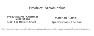 Detailed technical specifications for 6cm iridescent plastic Christmas ball ornaments
