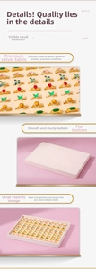 Detailed close-up of pink velvet jewelry tray with multiple slots and soft protective texture