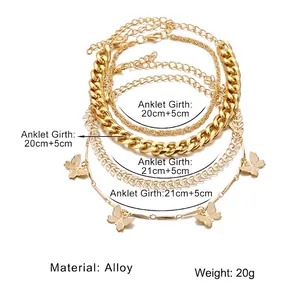 Set di bracciali a catena cubana retrò con diamanti e texture ritorta