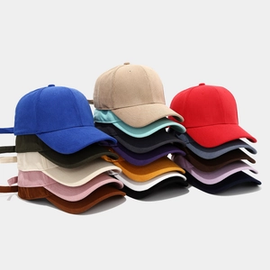 Retro Corduroy Baseball Cap Solid Color Adjustable Casual Curved Brim Hat Unisex