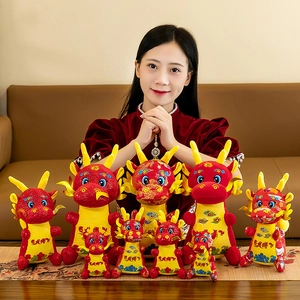 Peluche festivo del drago dello zodiaco cinese per il regalo del Capodanno Lunare