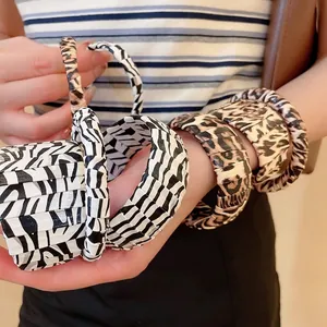 Bangle Cuff Bracelet Leopard Zebra Checkerboard Print Artificial Leather Retro Fashion Women Accessories