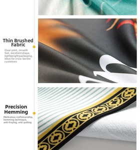Detail of high-definition printed fabric showing precision stitching and soft texture