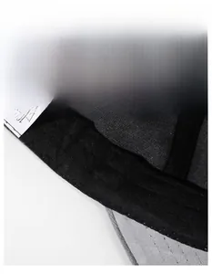 Detail shot of 100% cotton baseball cap interior featuring a wide black sweatband