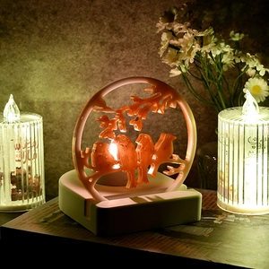Bird silhouette circular silicone mold for DIY resin candles and decorative ornaments