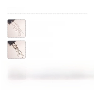 Detailed material and size specifications for pearl and glass tassel body chain jewelry