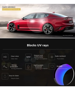 HD UV400 cycling sunglasses with easy-to-clean lenses and lightweight protective frames