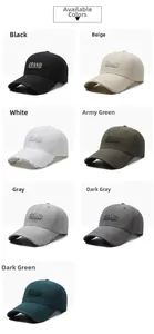 Lightweight quick-dry sports caps in seven colors with GRAND lettering and RSPORT brim