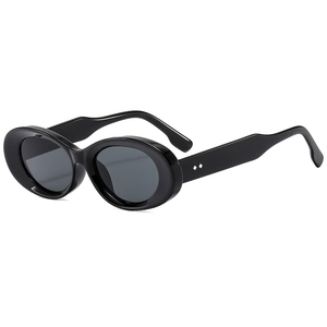 Retro Oval Sunglasses For Women Men PC Frame AC Lens UV400 Protection Fashion Hip Hop Small Frame Eyewear Driving Party