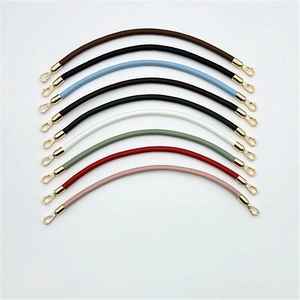 PU Leather Bag Strap Replacement Handbag Handle With Gold Metal Swivel Hook Buckles DIY Shoulder Strap Accessory