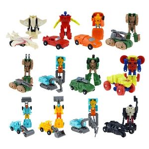 Transforming Robot Toys ABS Plastic Construction Vehicle Tank Aircraft Car Manual Transformation Educational Toy For Boys