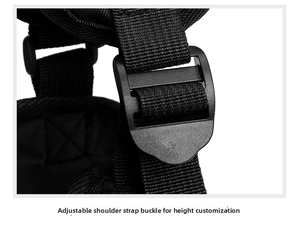 Taktische Brusttasche Riemendetail, verstellbare Schnalle für Outdoor-Sport und Streetwear.