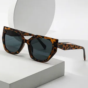 Cat Eye Sunglasses PC Frame AC Lens UV Protection Outdoor Streetwear Geometric Fashion Eyewear For Women Men