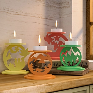 Silicone mold for mountain and forest forest aromatherapy candle holders and ornaments