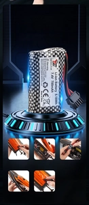 Detailed 5-step guide for installing 7.4V 700mAh lithium battery in RC racing boat