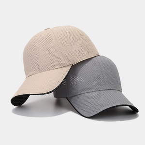 Quick-dry breathable mesh baseball caps for outdoor hiking and sun protection