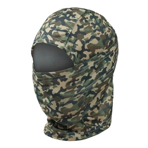 Breathable jungle camouflage balaclava tactical face mask for outdoor cycling and sports
